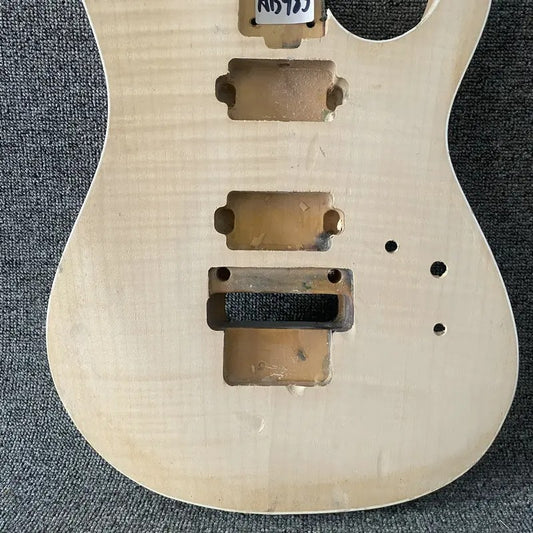 HH Basswood Guitar Body with Tiger Maple Top