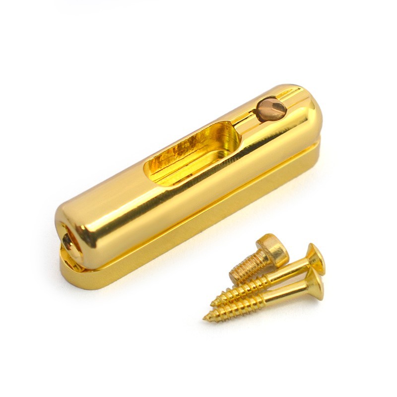 6pcs Gold Individual Single String Guitar Saddles Bridge