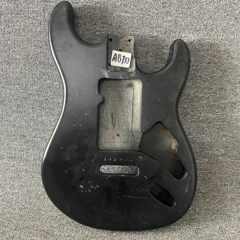Matte Black Basswood Guitar Body Fit Strat Stratocaster