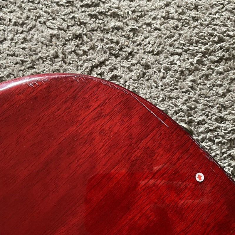 Samick Red Electric Guitar, Mahogany Body, Rosewood Fingerboard Neck