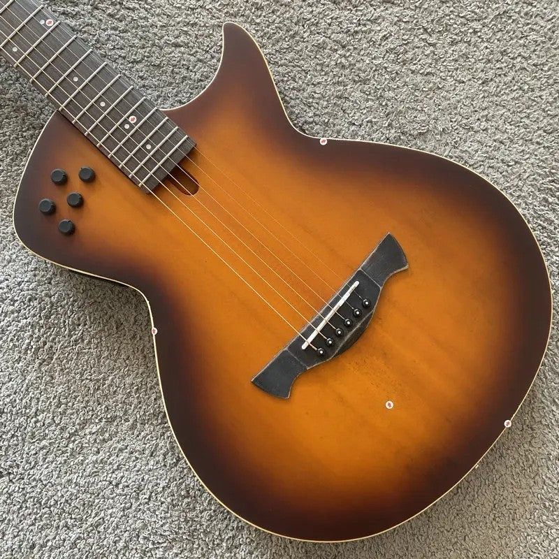 Sunburst Tagima Modena Electric Acoustic Guitar, Maple Neck Rosewood F