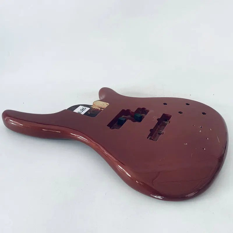 Dark Red Glossy Finish 4 String Bass Basswood Body DIY Project