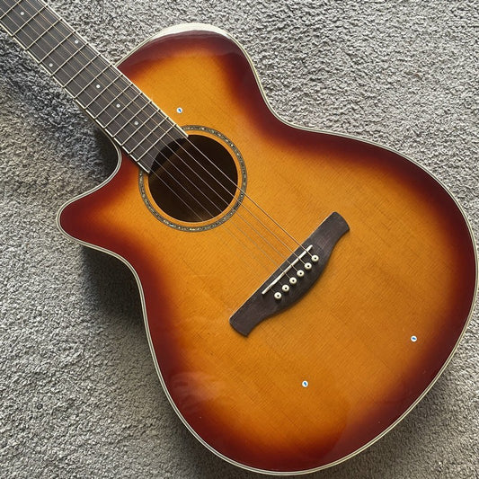 Ibanez Left Handed Acoustic Guitar 40 Inch, Spruce Top Mahogany Body a