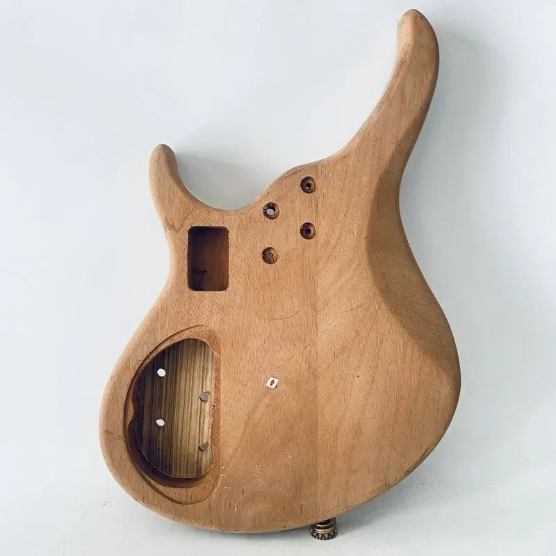 Wenge Wood Top Fanned Bass Guitar Body DIY Project