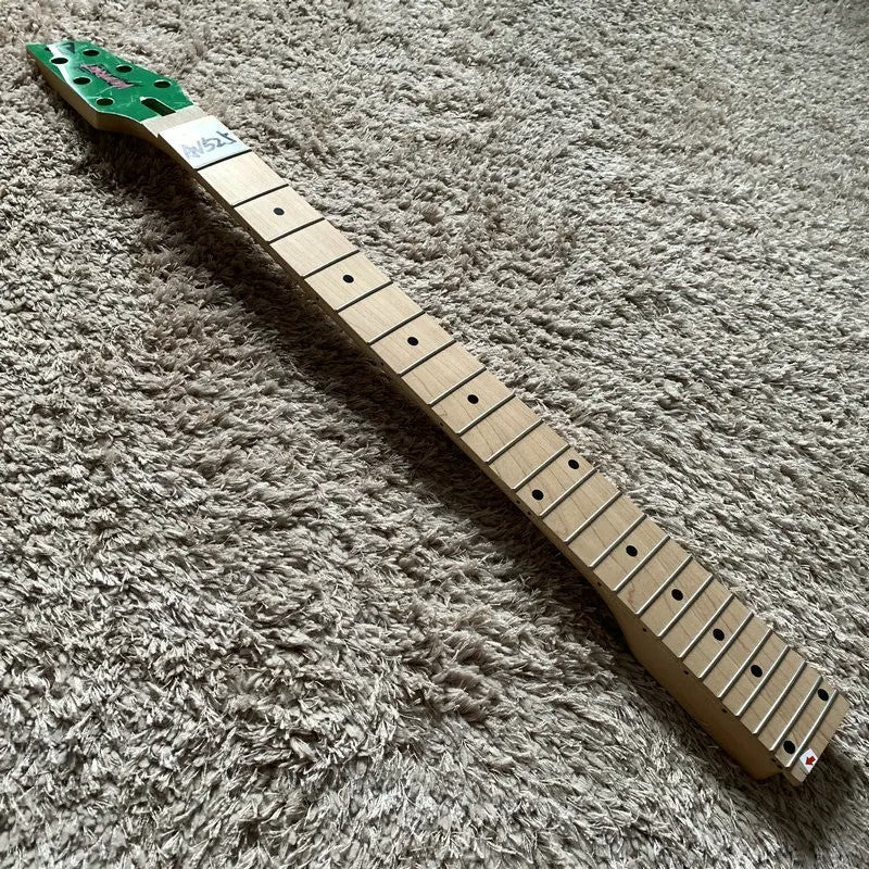 Green Vaibrant Electric Guitar Maple Neck, 24 Frets Fingerboard
