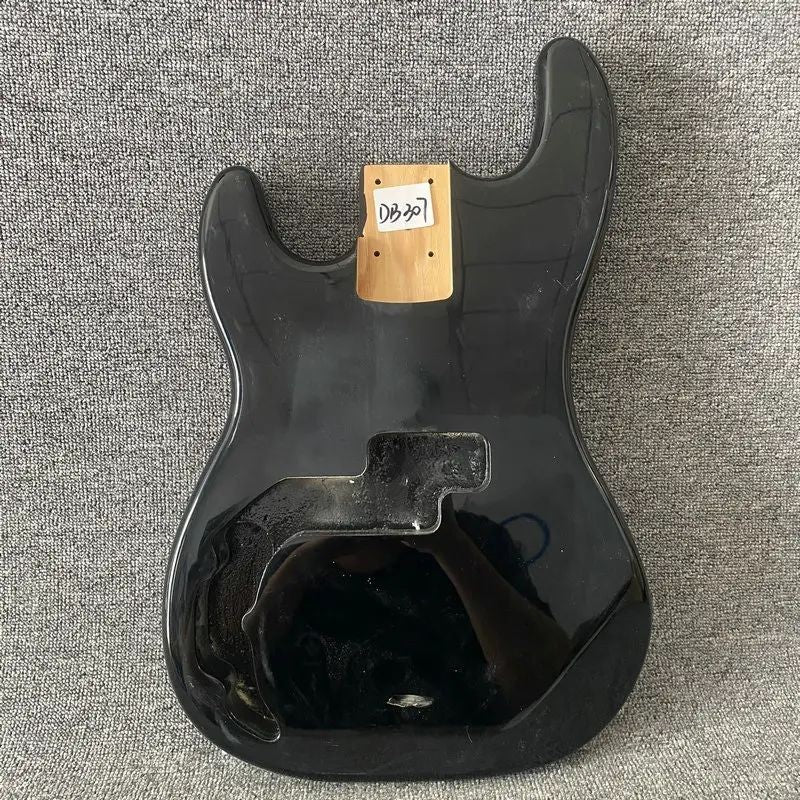 Basswood Glossy Black 4 String Bass Body Fit Precision Bass