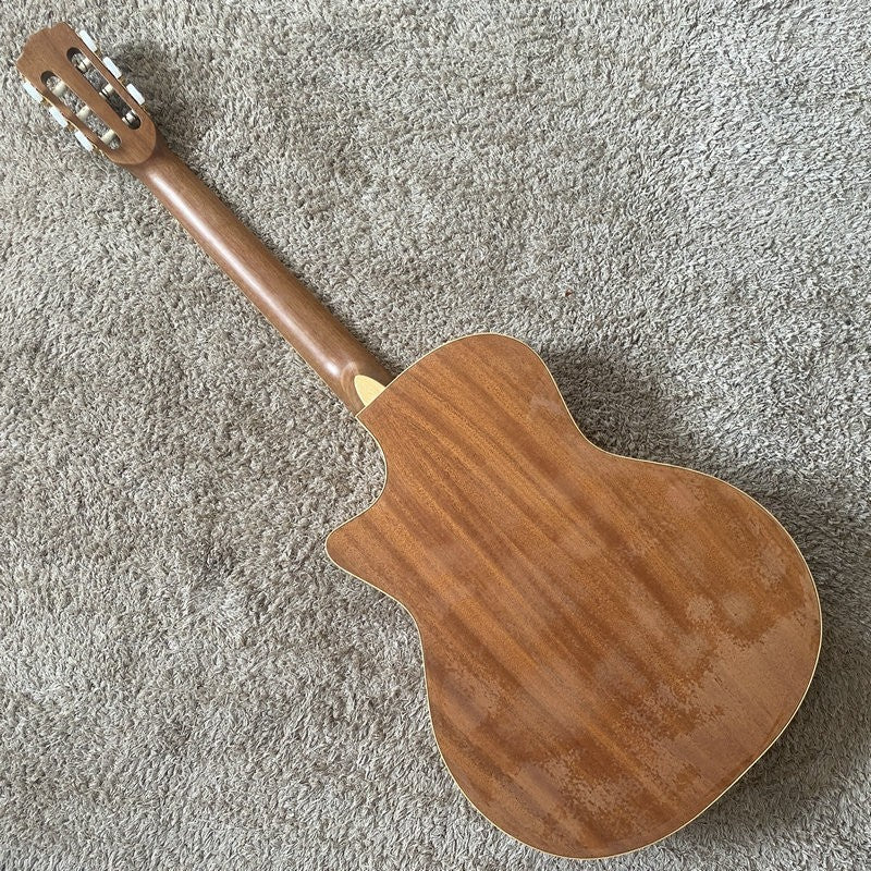 Luna Red Pine Classical Guitar, Mahogany Neck, Rosewood Fretboard