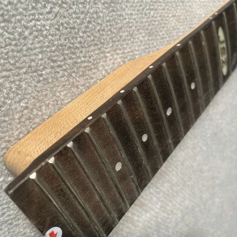 Blue Maple Wood Guitar Neck, Rosewood Fingerboard 24 Frets