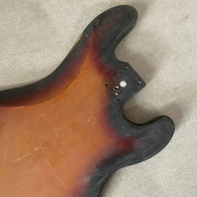 Tobacco Burst Left Hand Precision Bass DIY Project Basswood Body