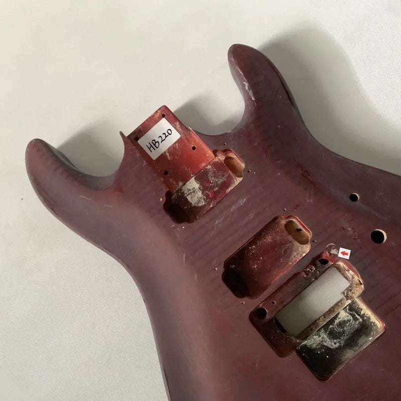 Red Wine Guitar HH Double Cutaway Body DIY Project