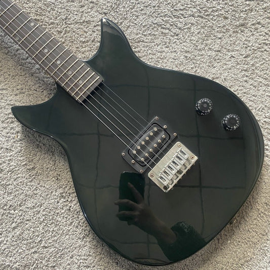FirstAct Electric Guitar in Black, Basswood Body Maple Neck Rosewood F