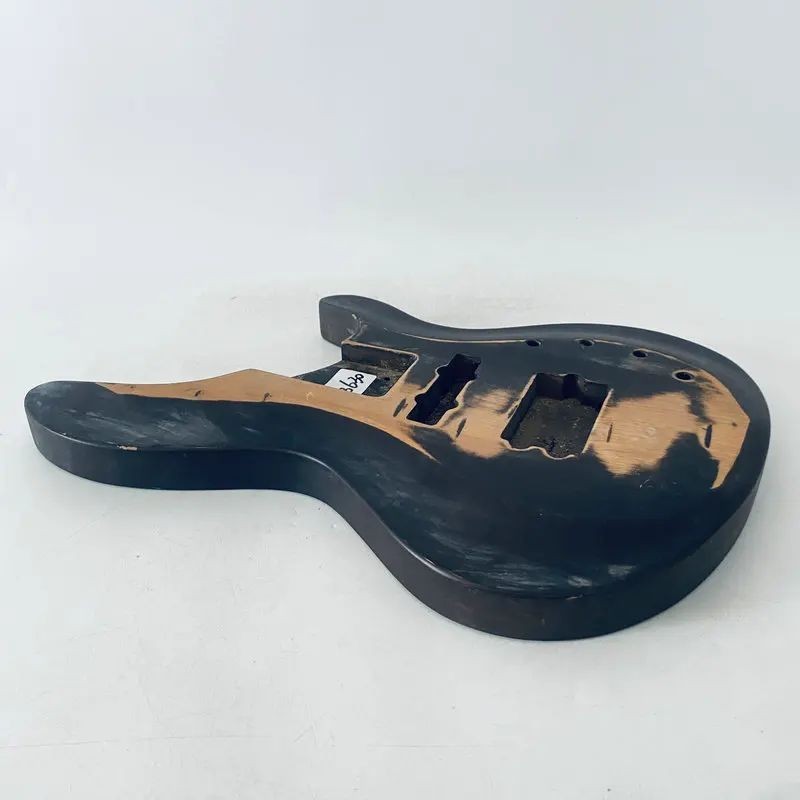 Black Electric Bass Basswood Body DIY Project
