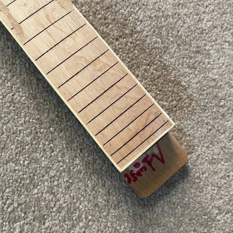 Maple DIY Project Guitar Neck, 24 Frets Fingerboard