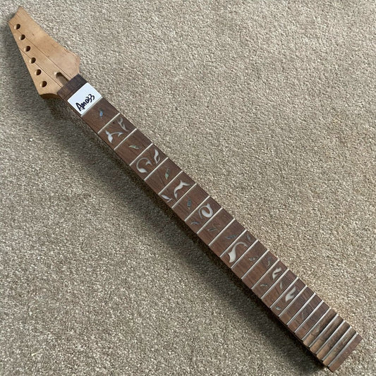 Maple Wood Electric Guitar Neck, Rosewood Fingerboard 24 Frets