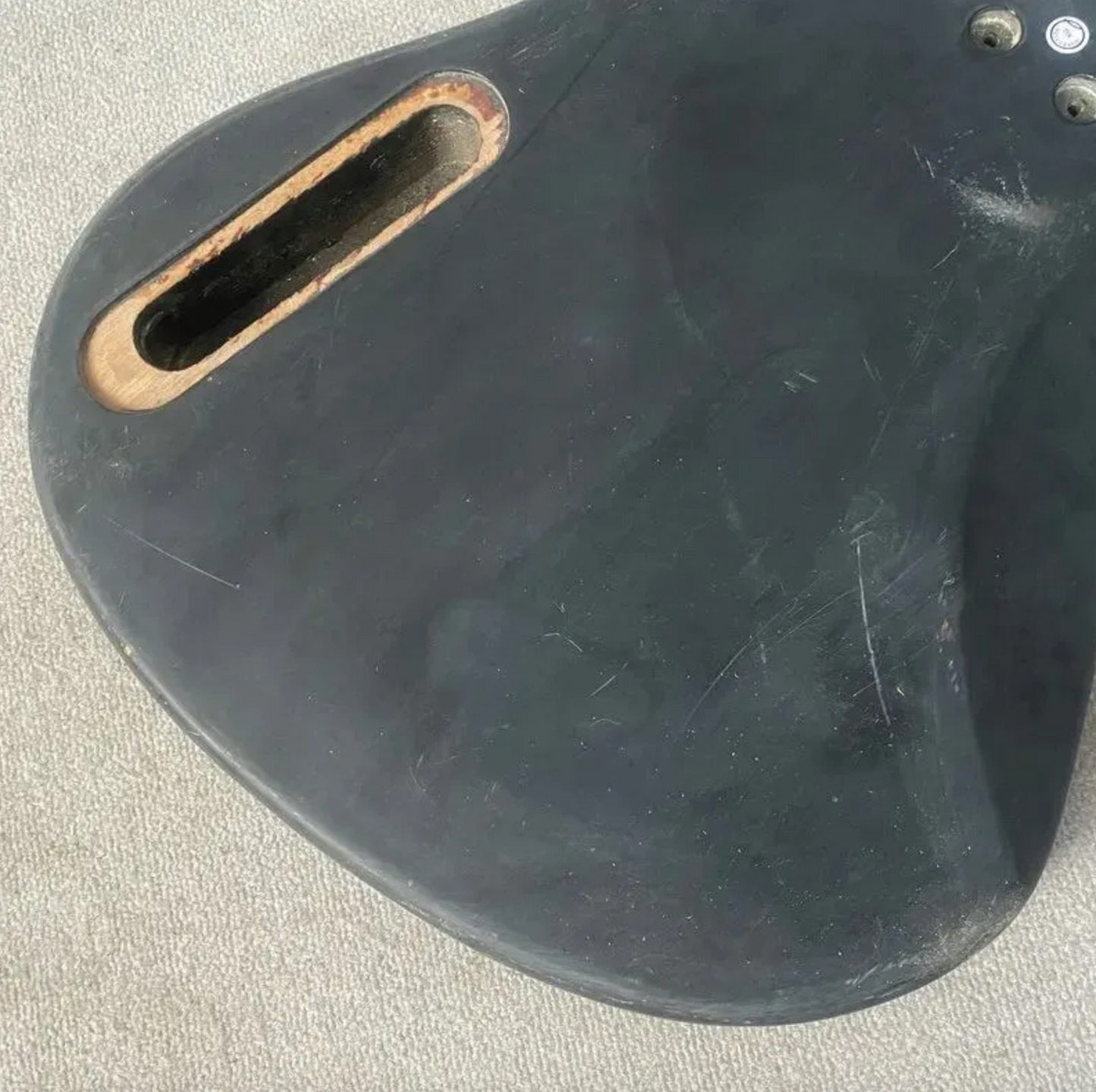 Black 4 String Electric Bass Basswood Body