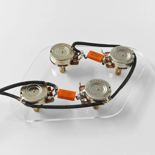 1 Set Electric Guitar Wiring Harness Kit 2V2T Fit Les Paul LP