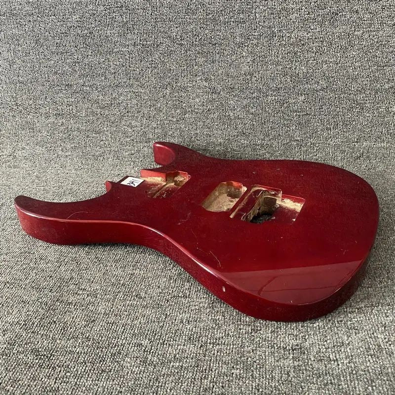 HH Red Glossy Finish Guitar Double Cutaway Body