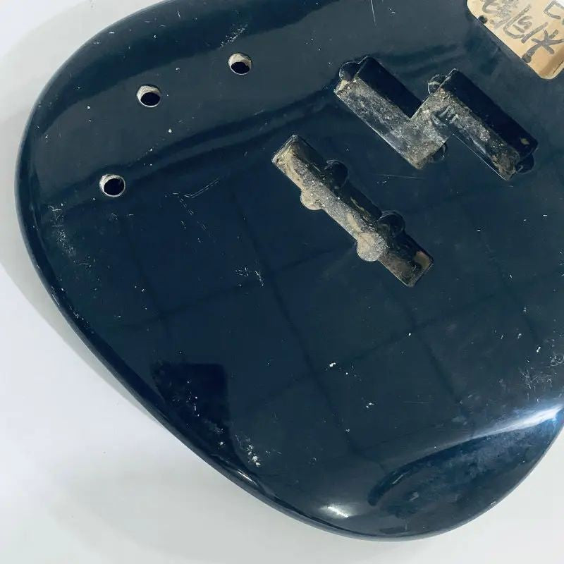Black Left Handed 4 String Bass Basswood Body DIY Project