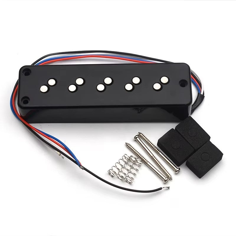 5 String Electric Bass Alnico Soapbar Pickups Fit Peavey,Ibanez,Schect