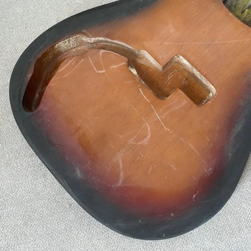 Tobacco Burst Left Hand Precision Bass DIY Project Basswood Body