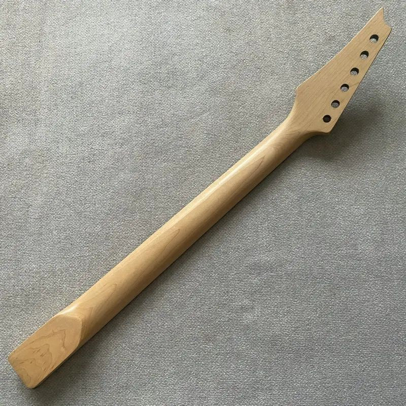 Black Electric Guitar Maple Wood Neck, 24 Frets Rosewood Fingerboard