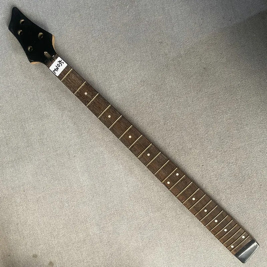 Black Maple Wood 4 String Bass Neck, Rosewood 24 Frets Rosewood Finger