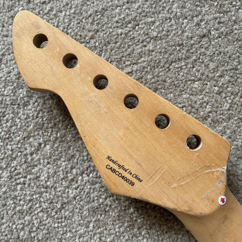Maple Guitar Neck, 22 Frets Rosewood Fretboard