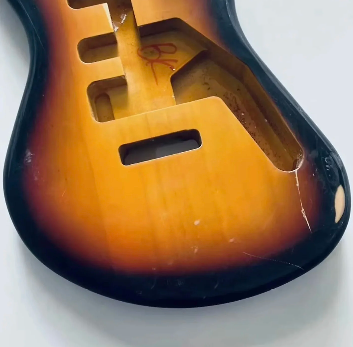 Tobacco Burst Jazzmaster Guitar SSH Body DIY Project