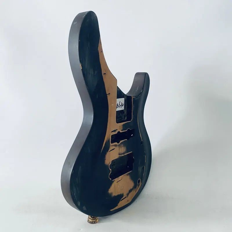 Black Electric Bass Basswood Body DIY Project