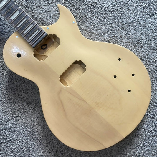 1 Set Basswood Guitar Body with Maple Neck, Rosewood Fingerboard Fit L