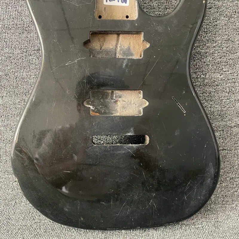 Gloss Black Basswood Guitar Solid Body DIY Project