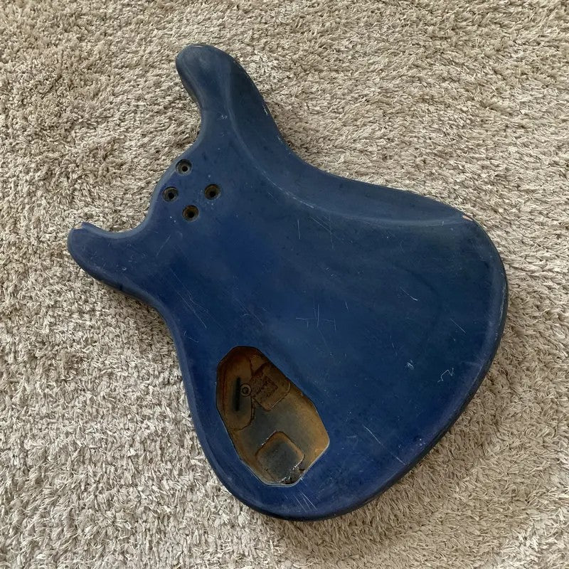 Blue HH Basswood Guitar Body DIY Project
