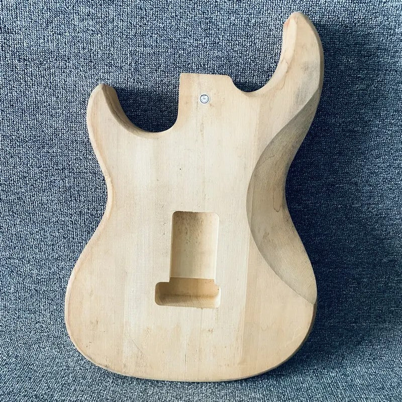 Burl Wood Top Basswood Raw Materiel Guitar Body DIY Project