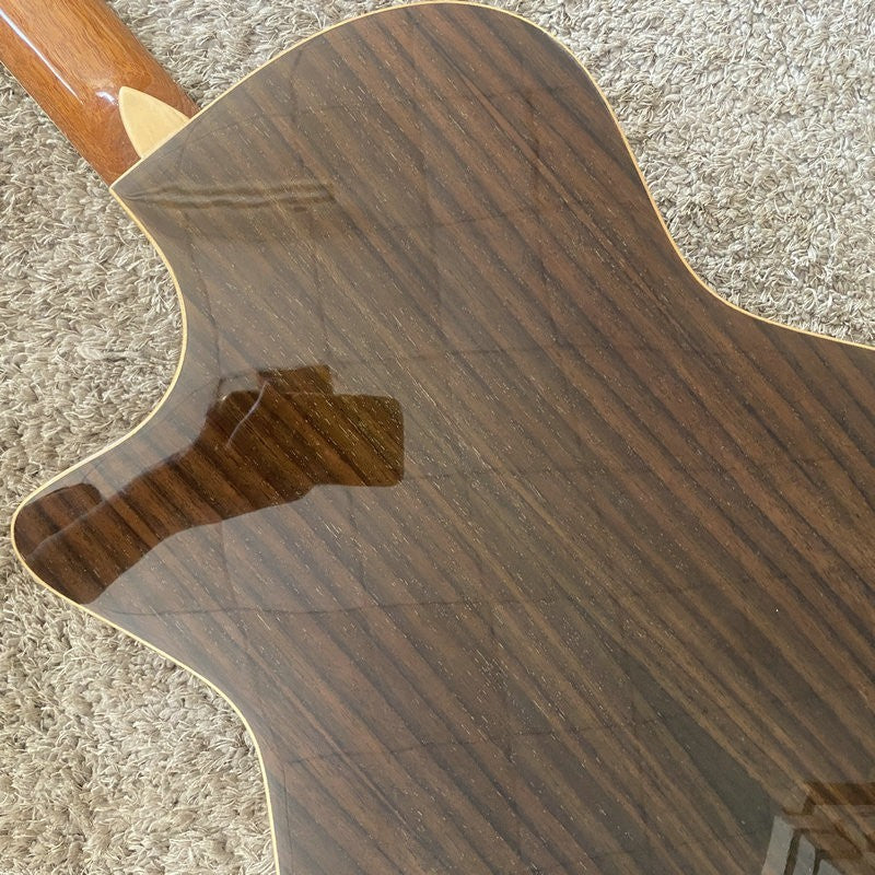 Luna 40 Inch Classical Guitar Pine Top Body Mahogany Neck Rosewood Fre