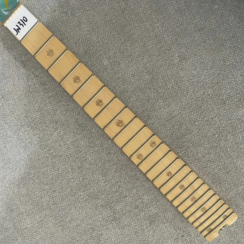 JSZ Mini Electric Guitar Maple Neck, 24 Frets Fingerboard Fretboard S