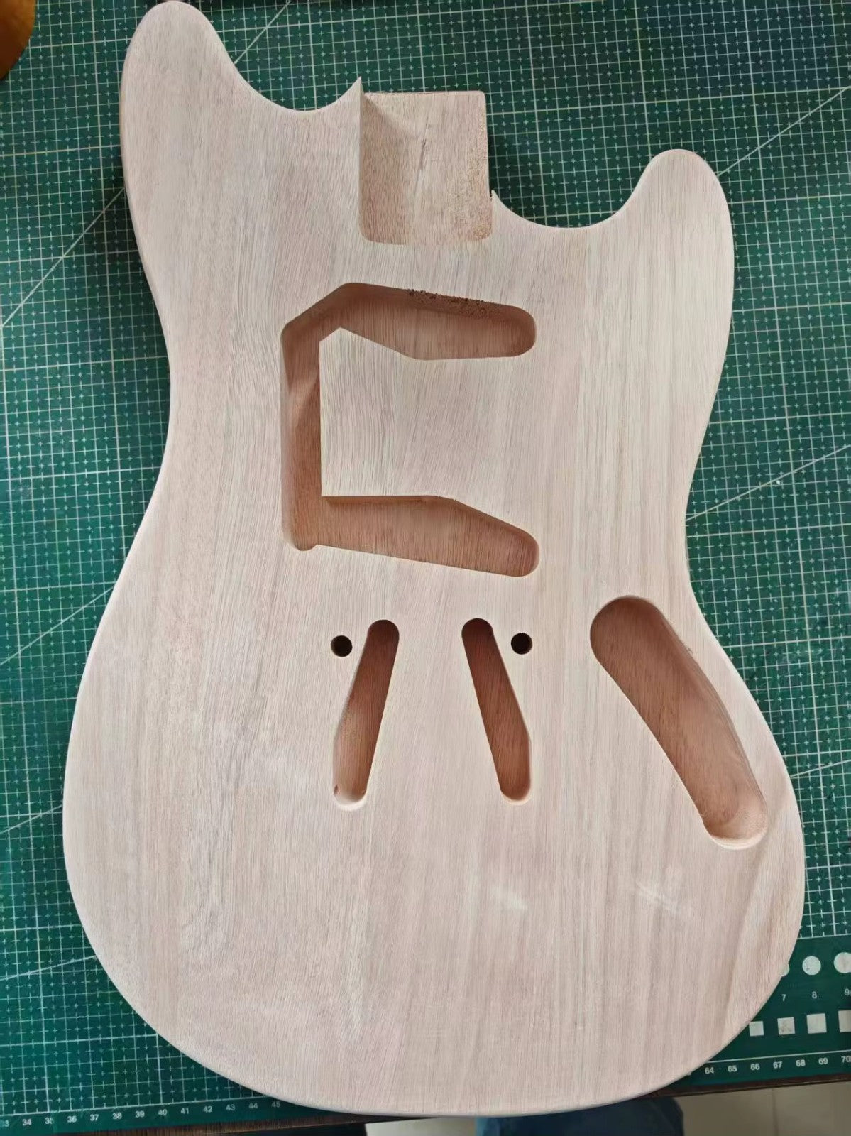 Mahogany Wood Guitar Body Fit Mustang Guitars