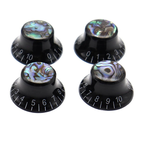4pcs Guitar Abalone Top Volume Tone Knobs Fit Epiphone LP Les Paul SG