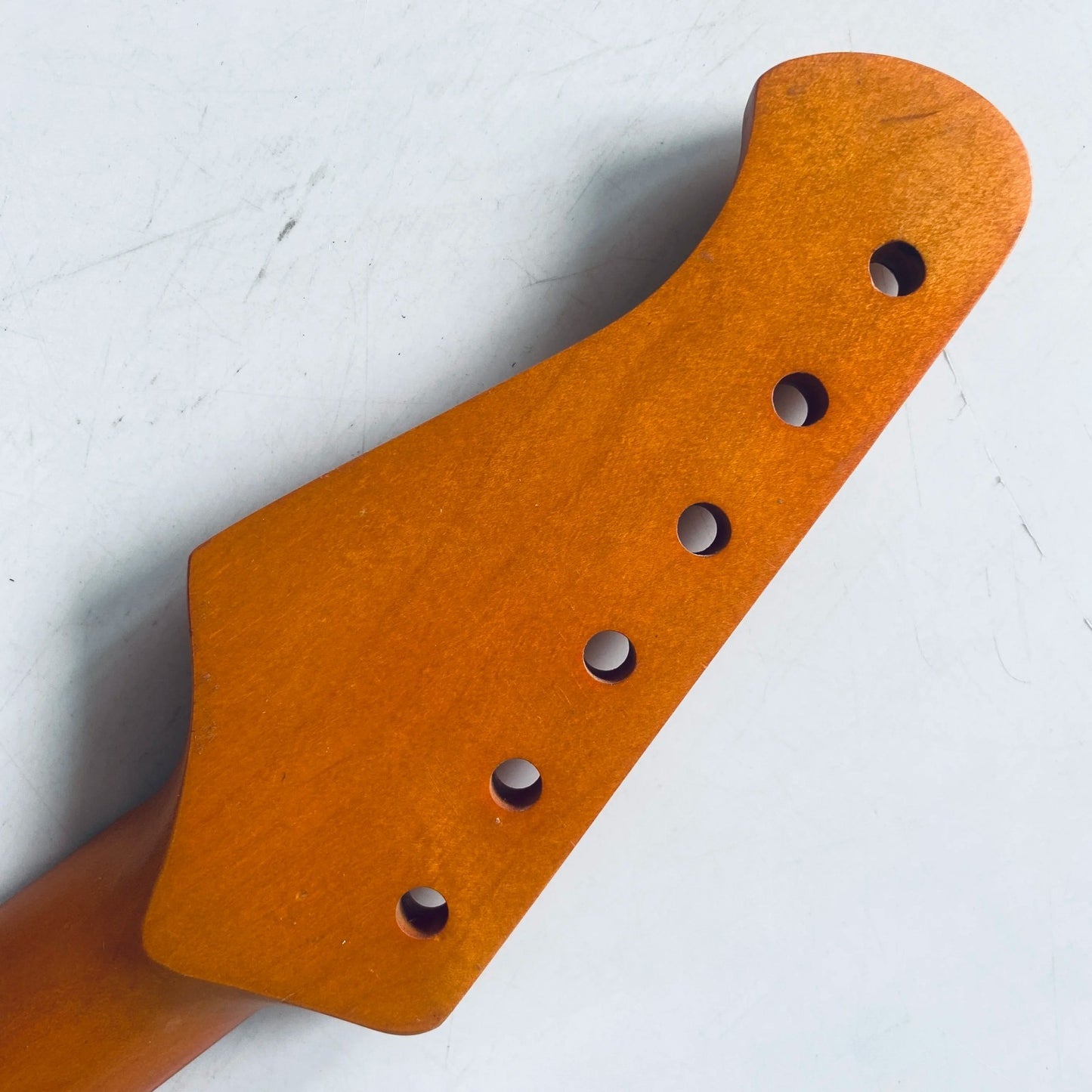 Harley Benton Orange Maple Wood Guitar Neck, 22 Frets Fingerboard