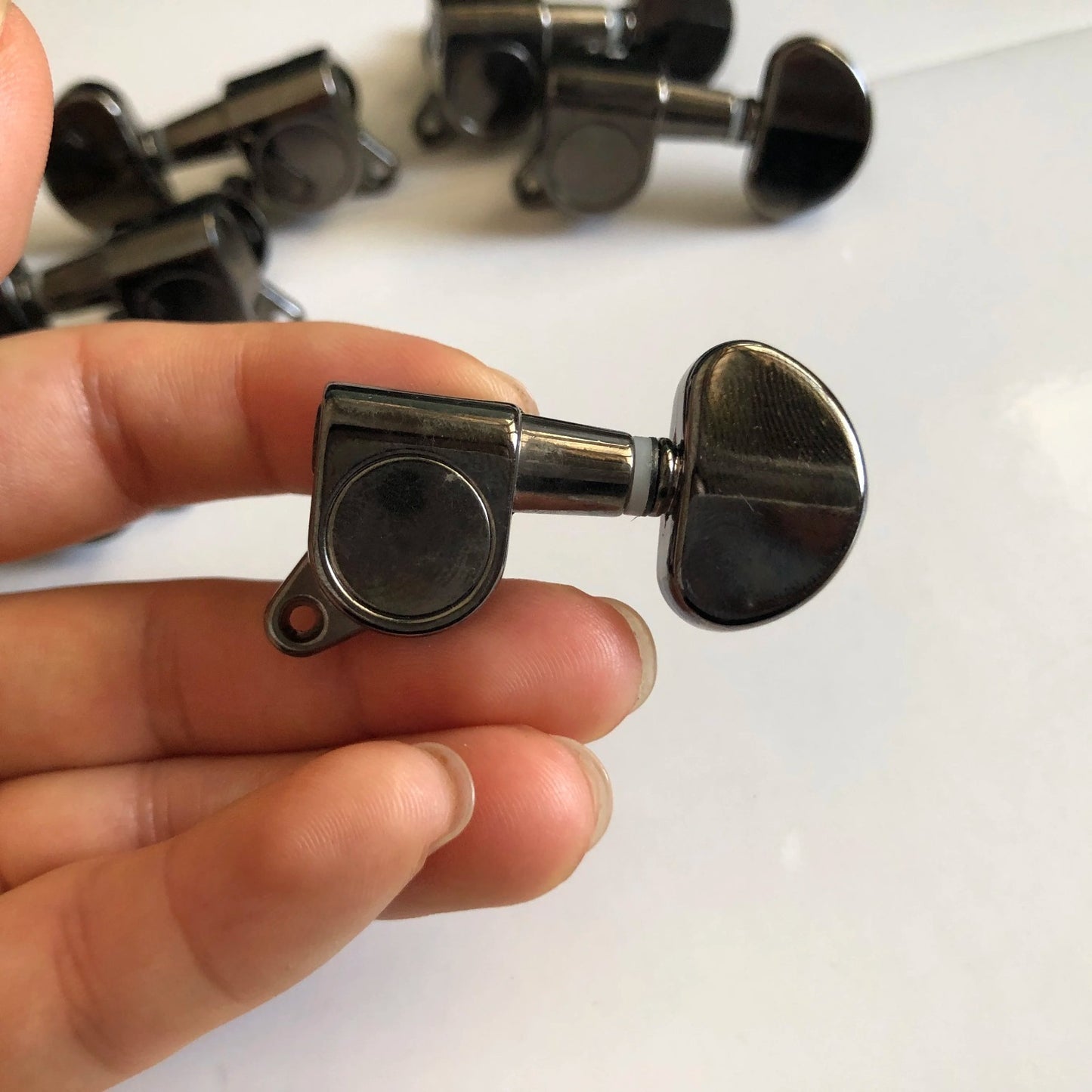 Black Nickel Guitar Tuning Pegs Machine Heads Keys Fit Washburn,Ibanez