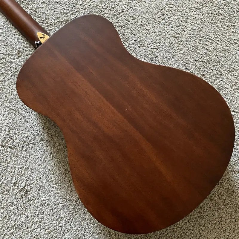 38" Acoustic Guitar, Solid Spruce Top Body, Mahogany Sides, Rosewood F
