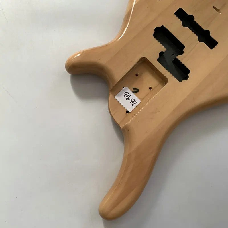 Glossy Natural Finish 5 String Bass Basswood Body DIY Project