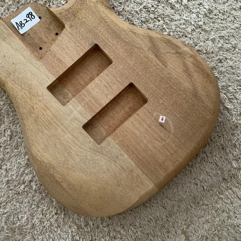 Mahogany Wood Bass Guitar Body DIY Project