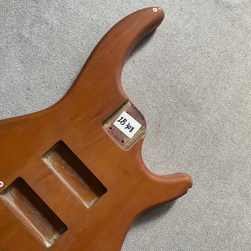 Mahogany Wood 4 String Bass Body DIY Project