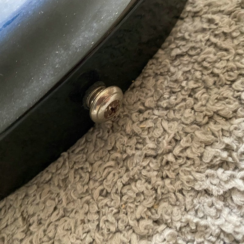 J&D Blue Mini Guitar, Solid Basswood Body, Maple Neck Fit LP Les Paul