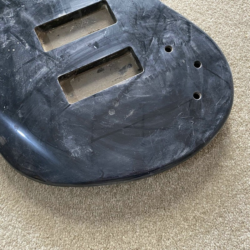 Black 5/6 String Bass Basswood Body