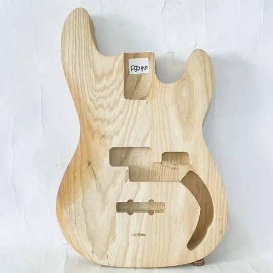Unfinished Ash Wood 4/5 String Bass Body DIY Project