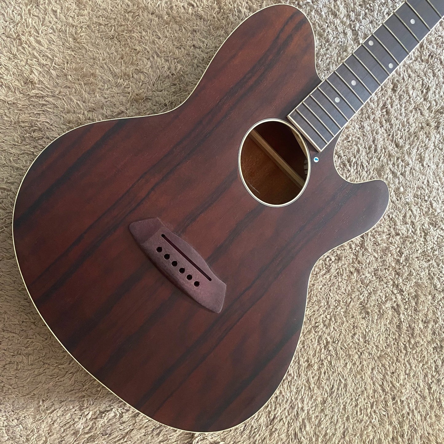 Ibanez Talman Acoustic Electric Guitar, Mahogany Body, Neck, Rosewood