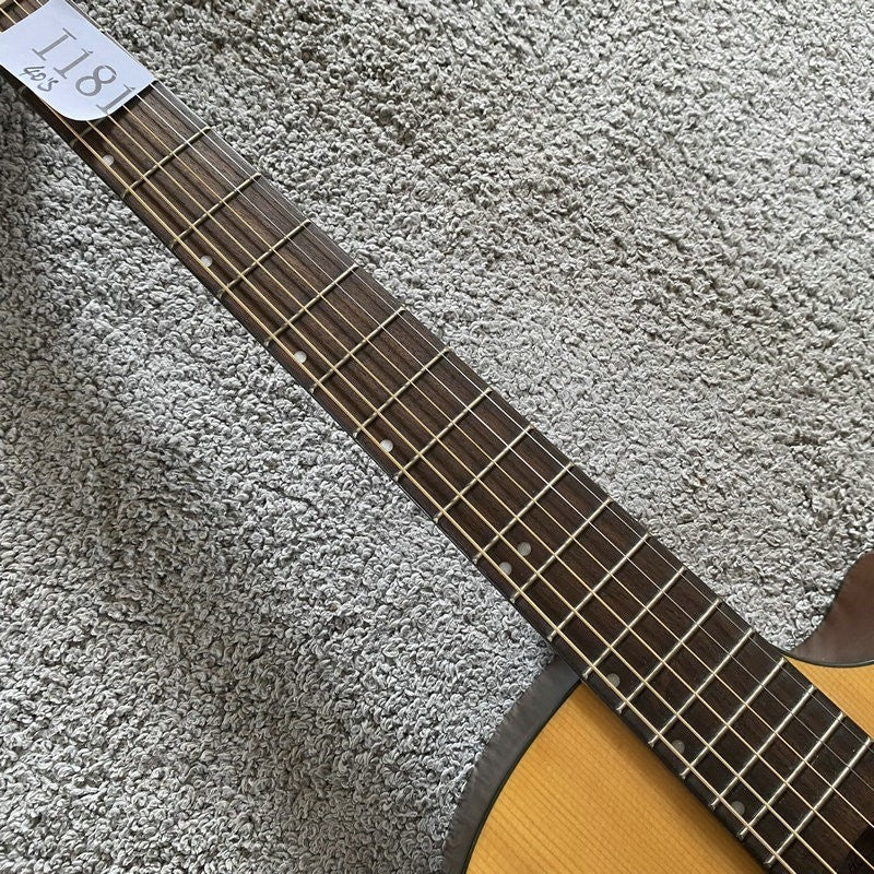 Luna Acoustic Guitar 41 Inch, Solid Spruce Top Body, Mahogany Neck