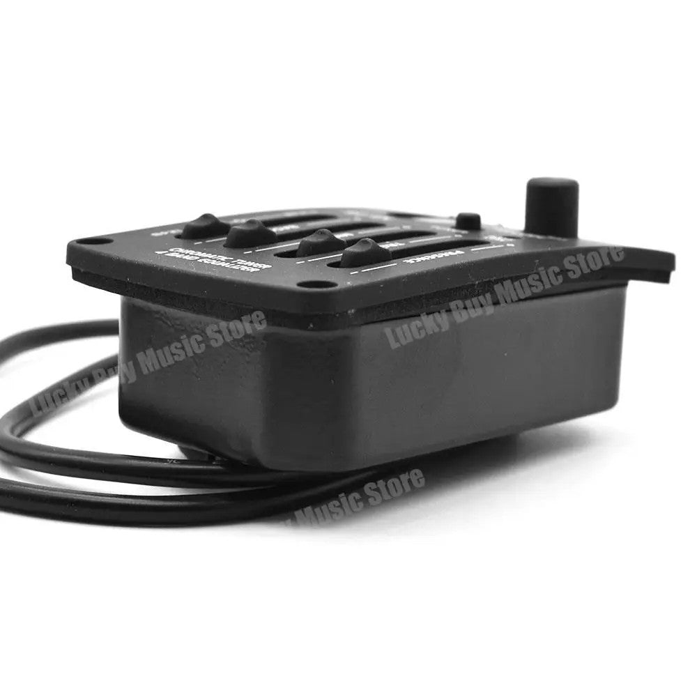 4 Band Acoustic Guitar Preamp Equalizer EQ Tuner Pickup
