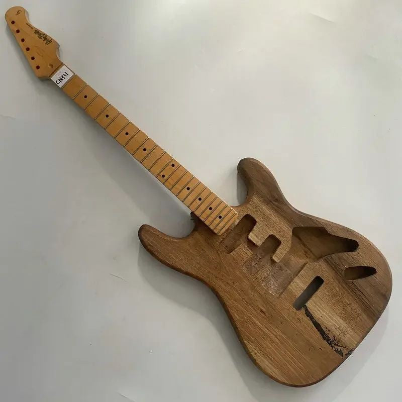DIY Set Guitar Basswood Body with Maple Neck Project
